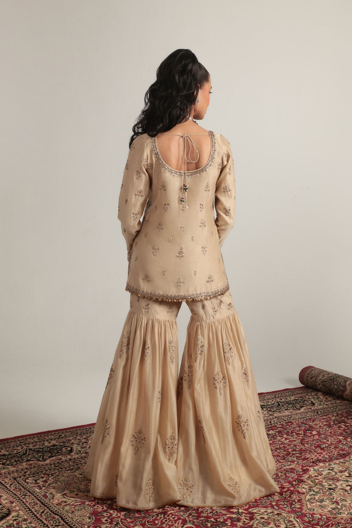 Ivory Sharara Set