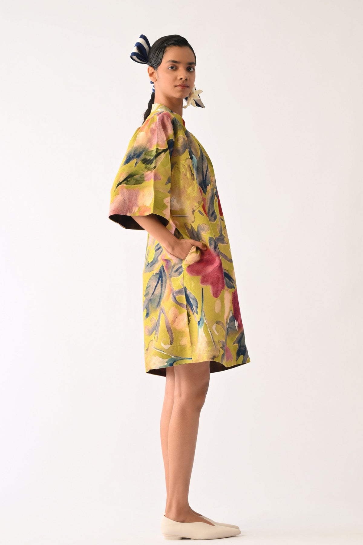 Liberty Olive Beach Dress