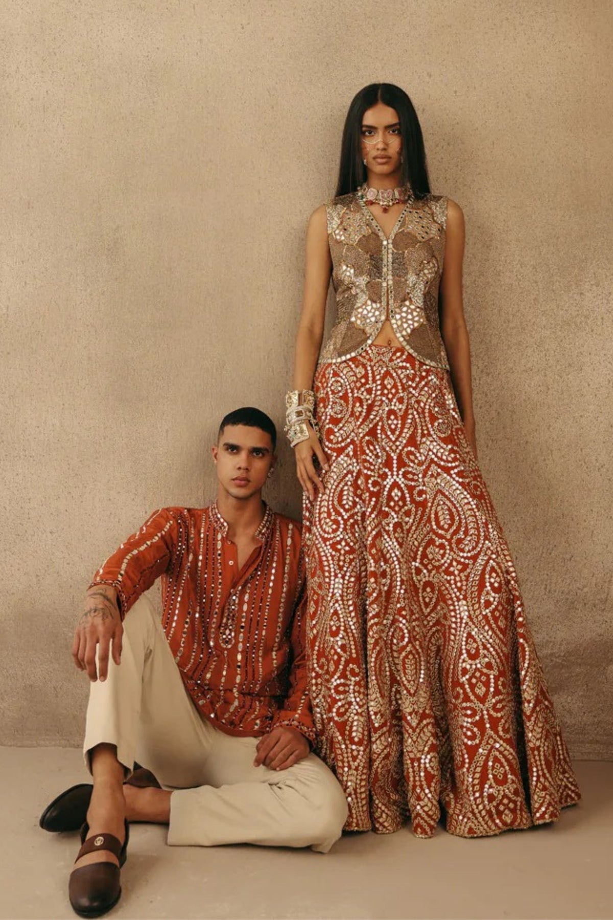 Mirrorwork Kurta Set