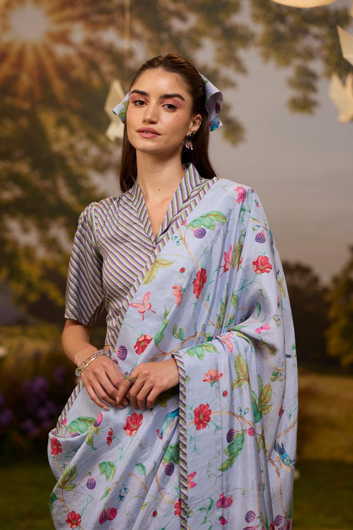 Fig n Fable Lilac Saree