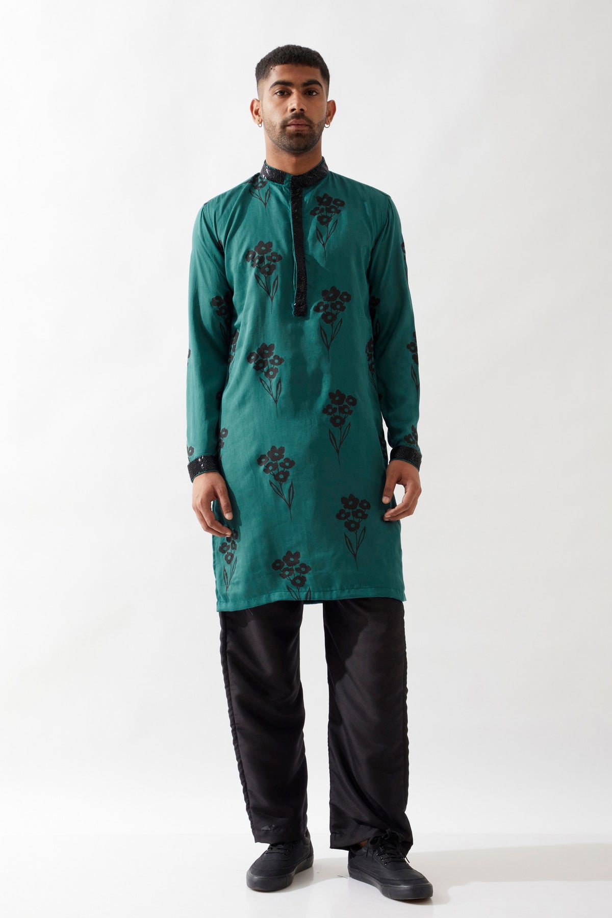 Zane Farm Emerald Kurta Set