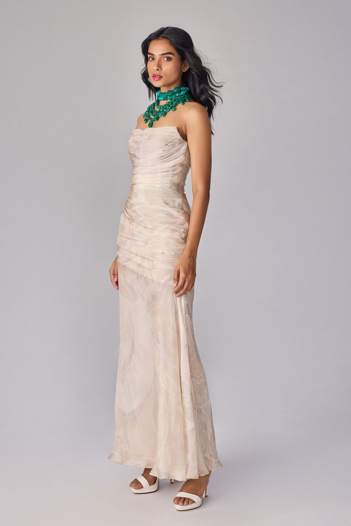 Dull Scratch Flower Grace Dress