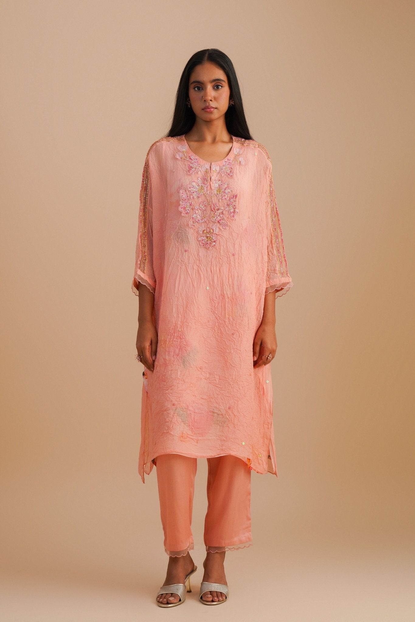 Blush Kaftan Set - One Not Two - Elahe