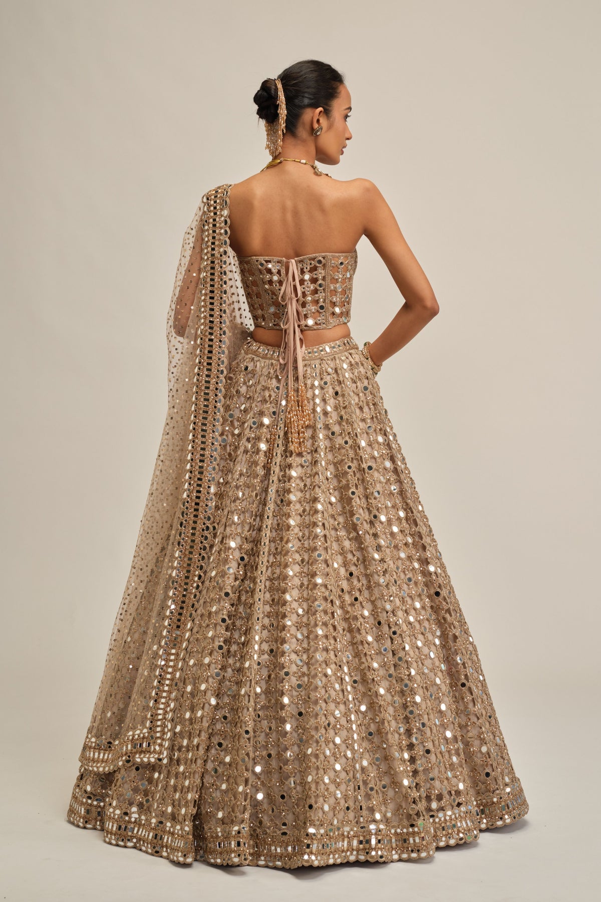 Modern Cutwork Lehenga Set