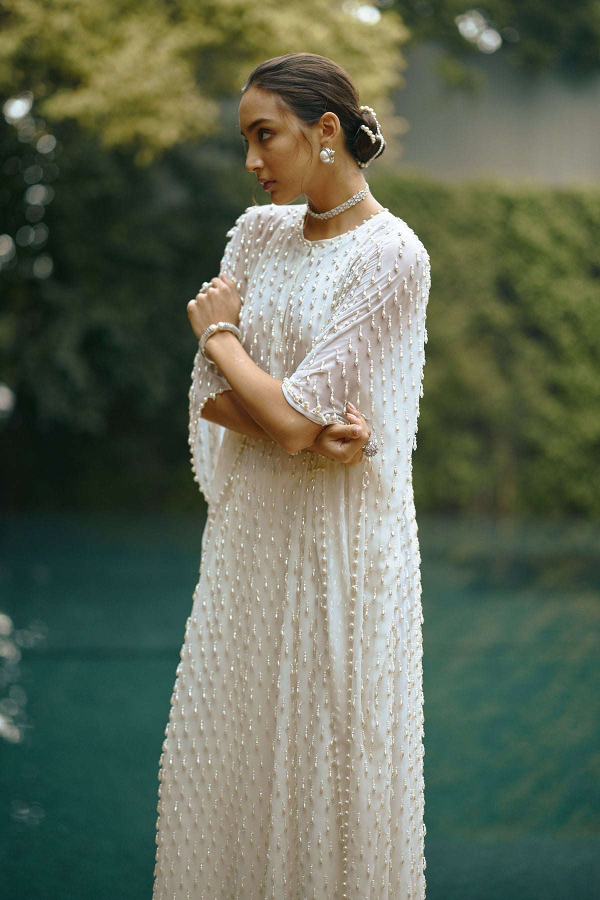 Pearl Drop Kaftaan Set