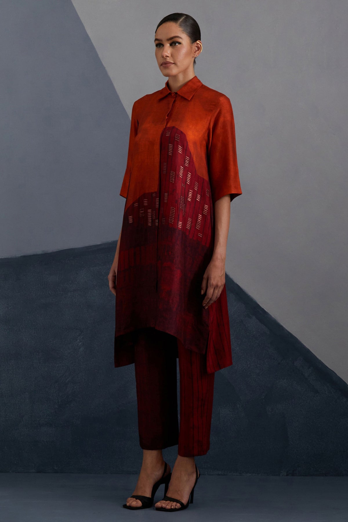 Omen Rust Tunic Set