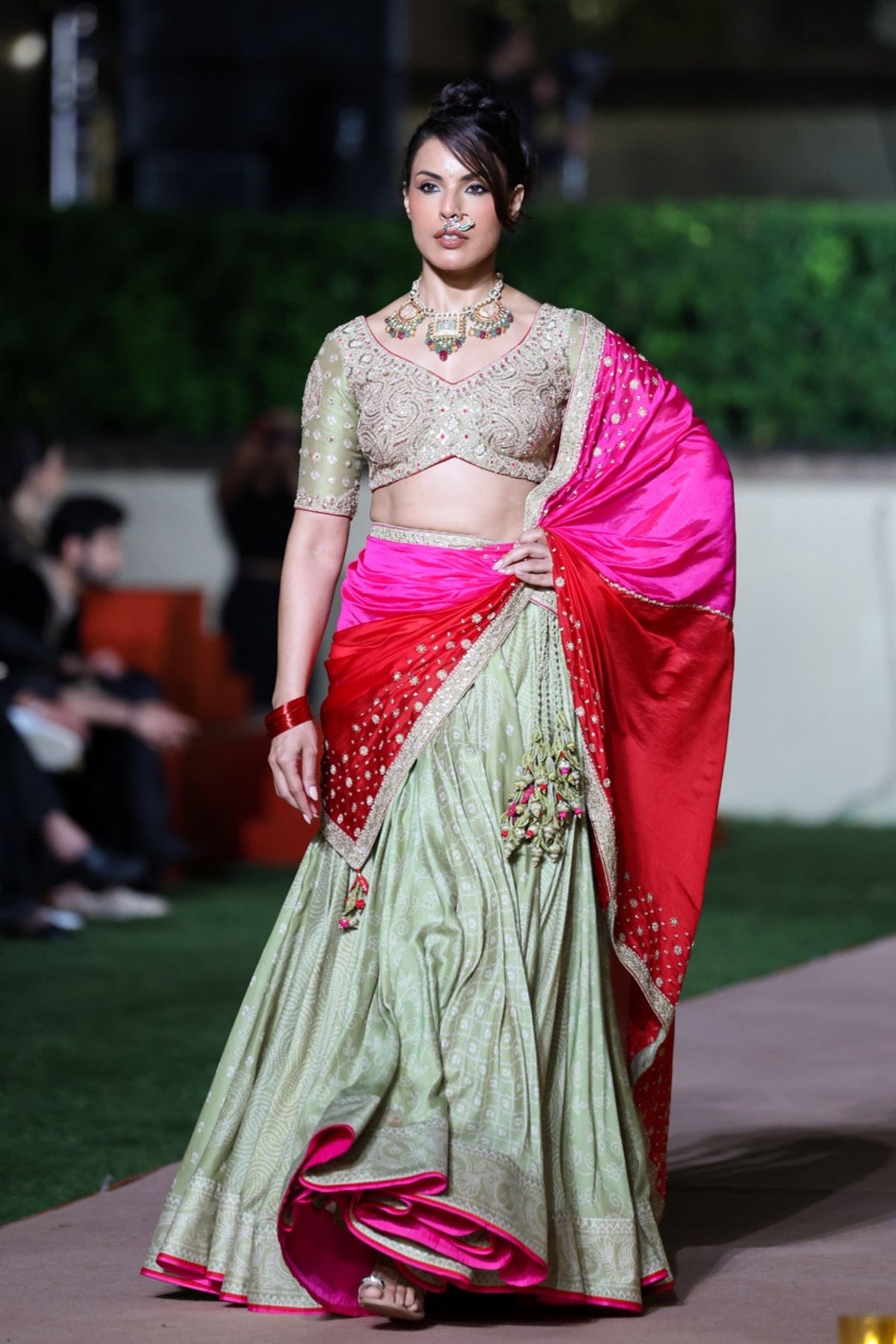 Jarokha Lehenga Set