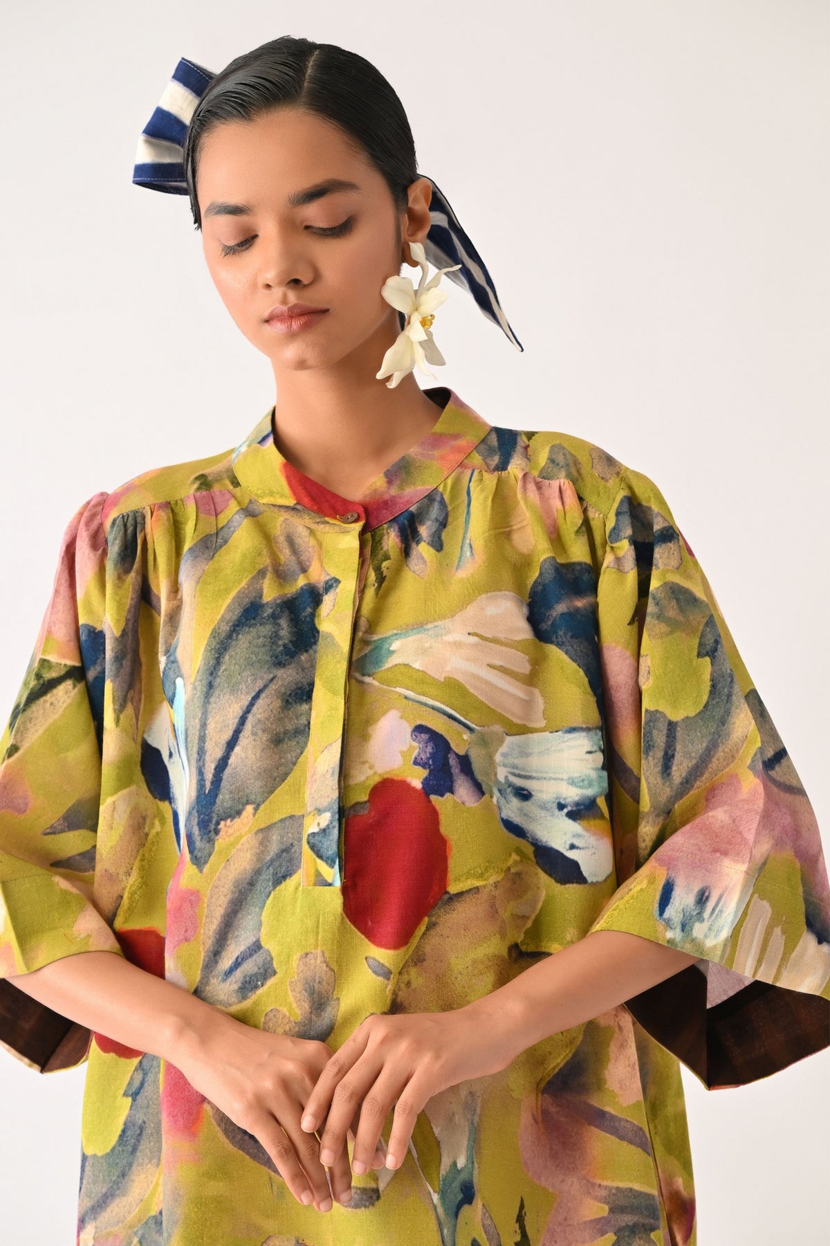 Liberty Olive Beach Dress