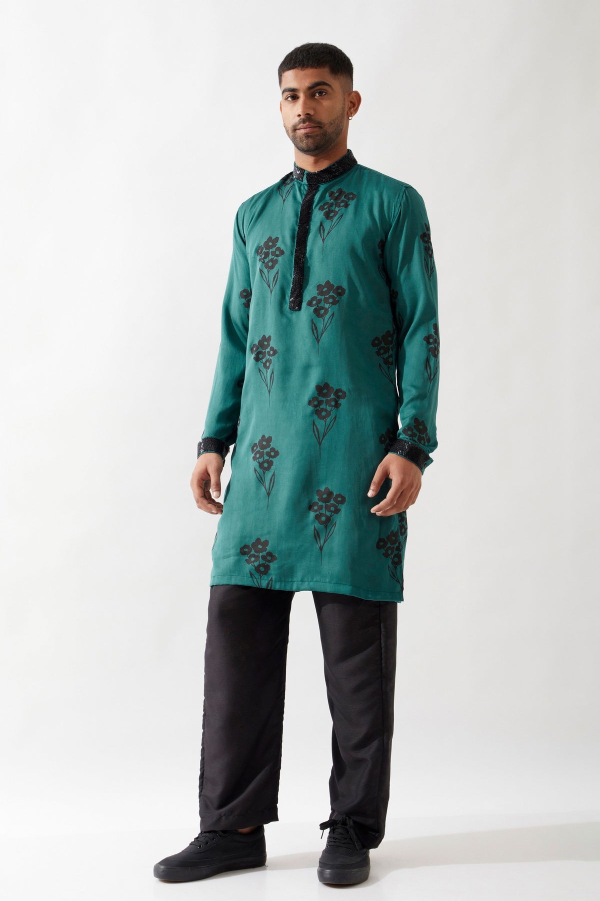 Zane Farm Emerald Kurta Set