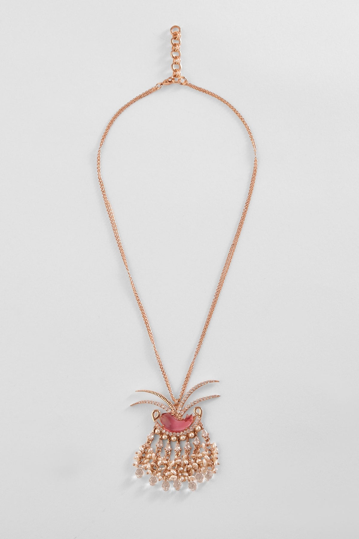 Le Palm Fish Pendant Necklace
