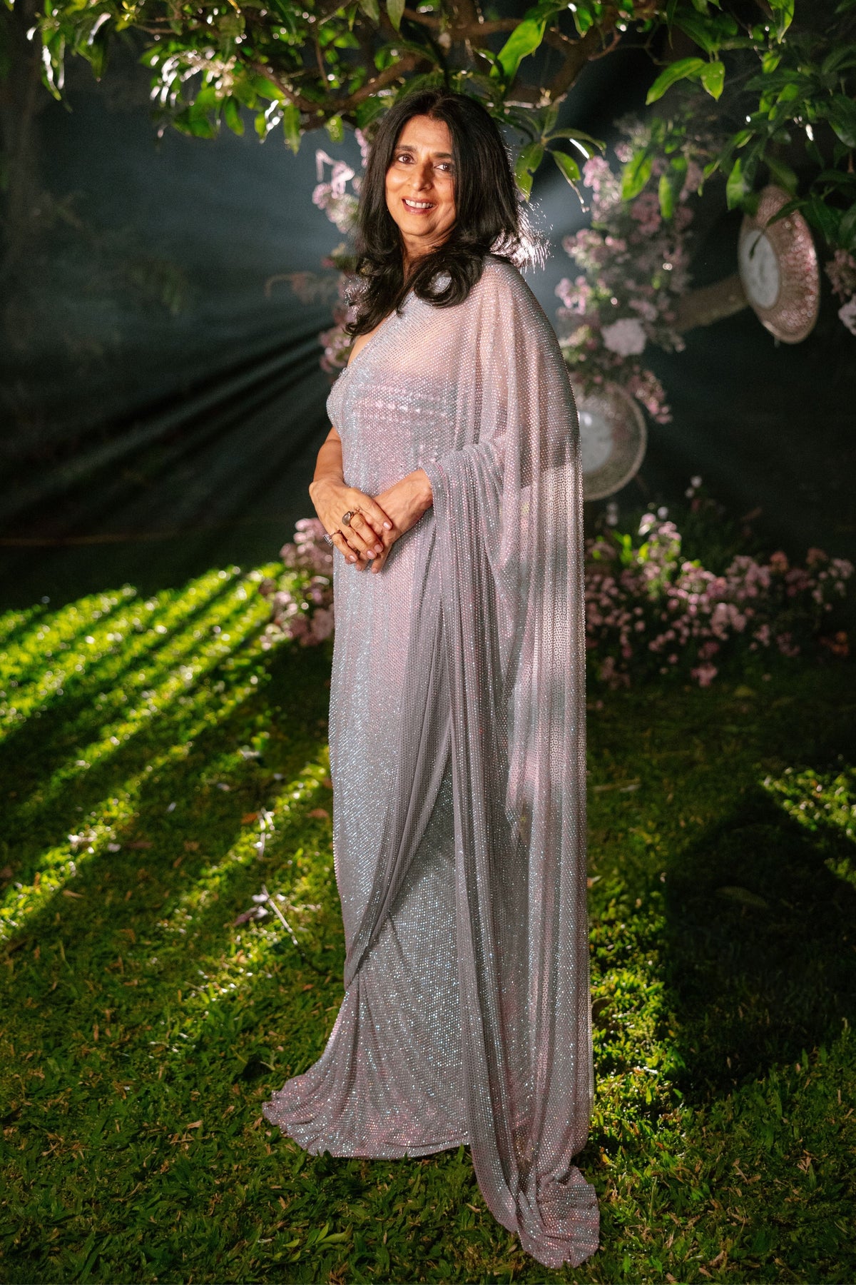 Lilac Lumina Draped Set