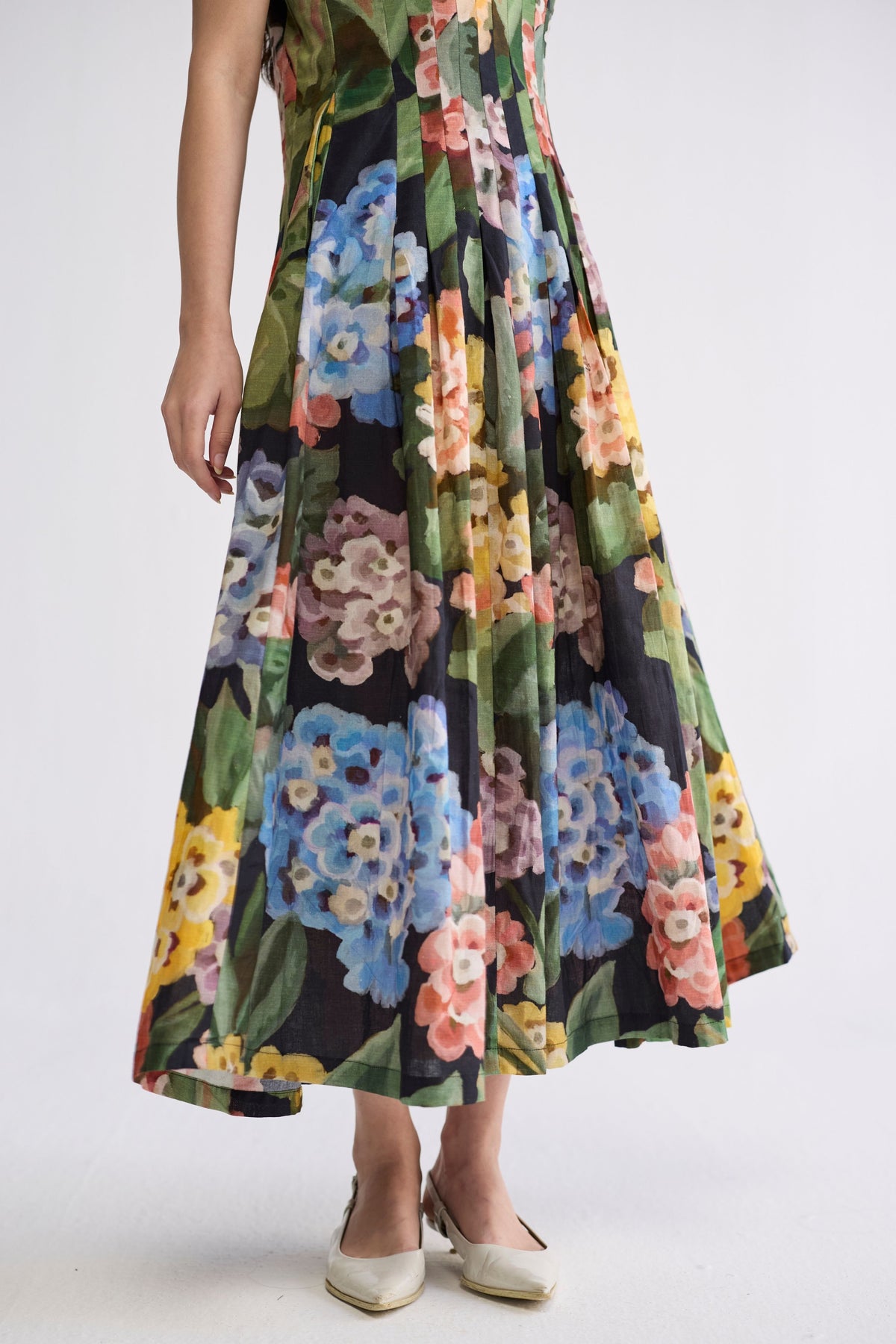Rain Pleated Dress
