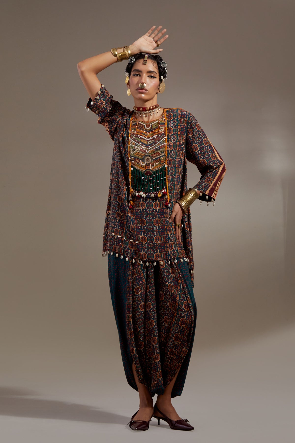 Hara Mitra Short Kurta Set