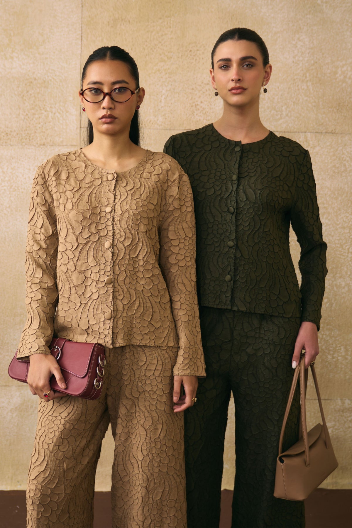 Military Green Elnia Co-ord Set