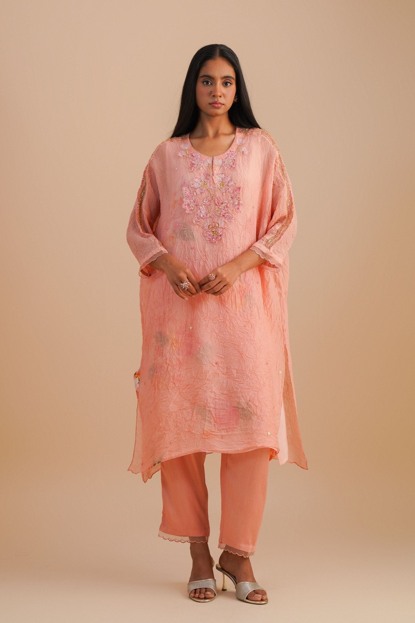 Blush Kaftan Set - One Not Two - Elahe