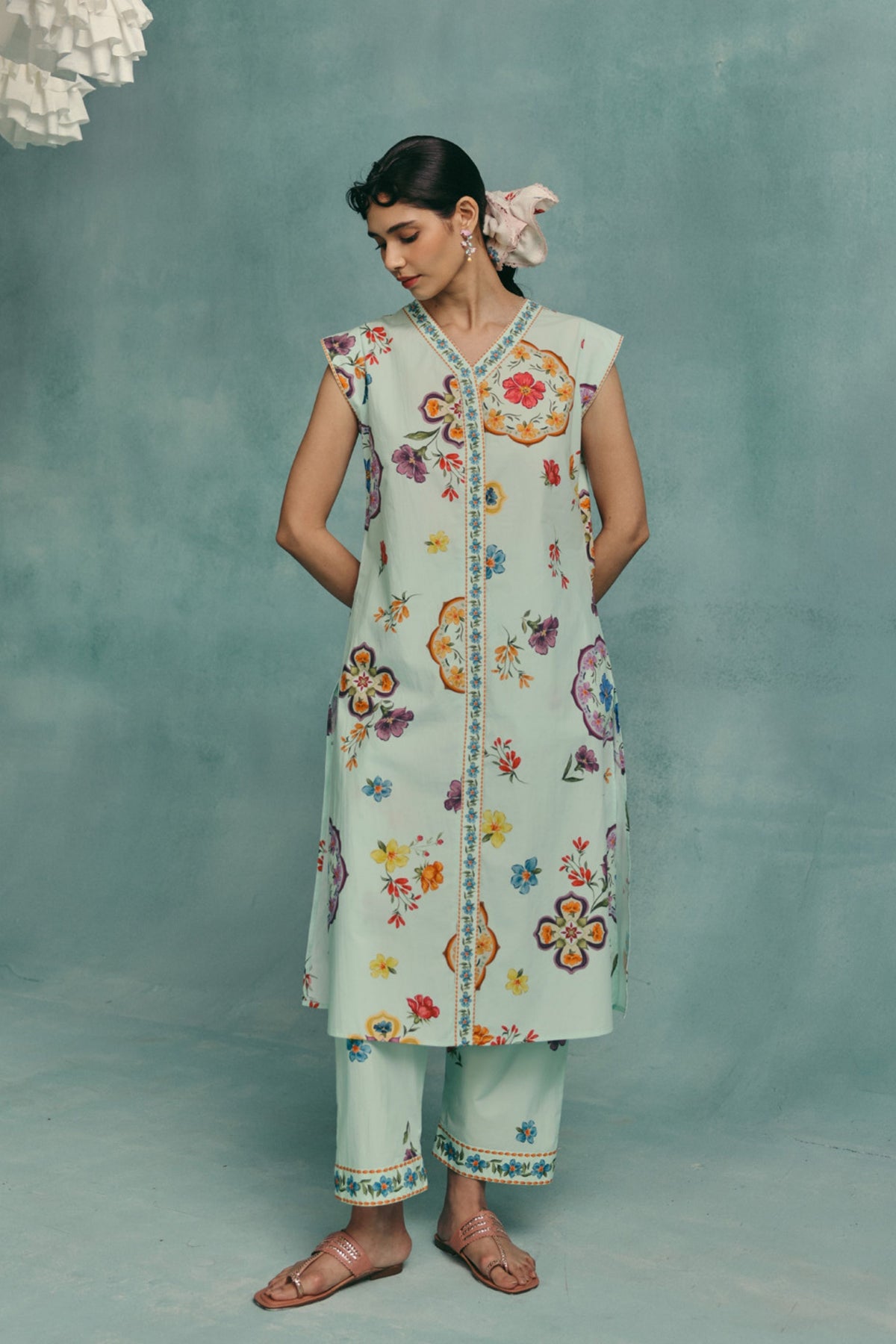 Daisy Blue Kurta Set