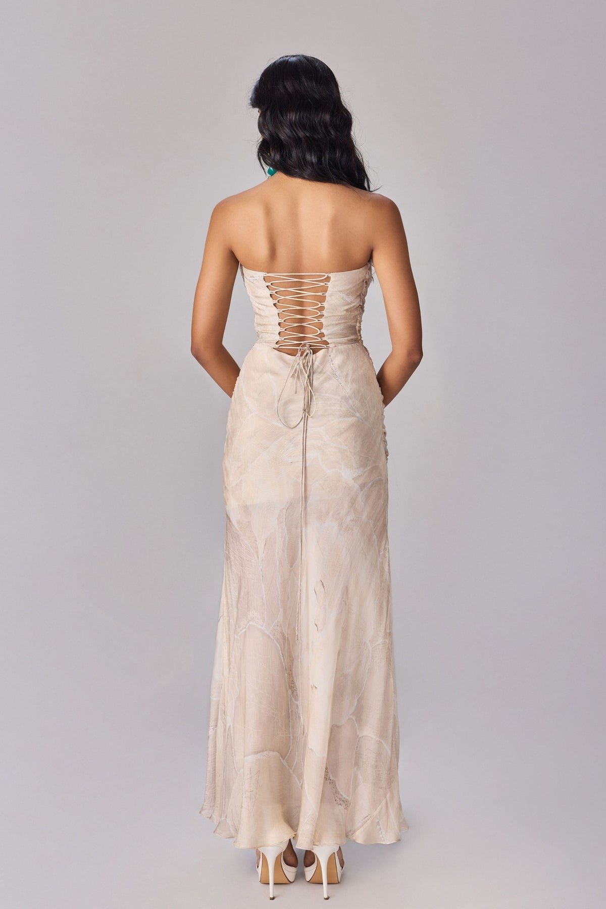 Dull Scratch Flower Grace Dress