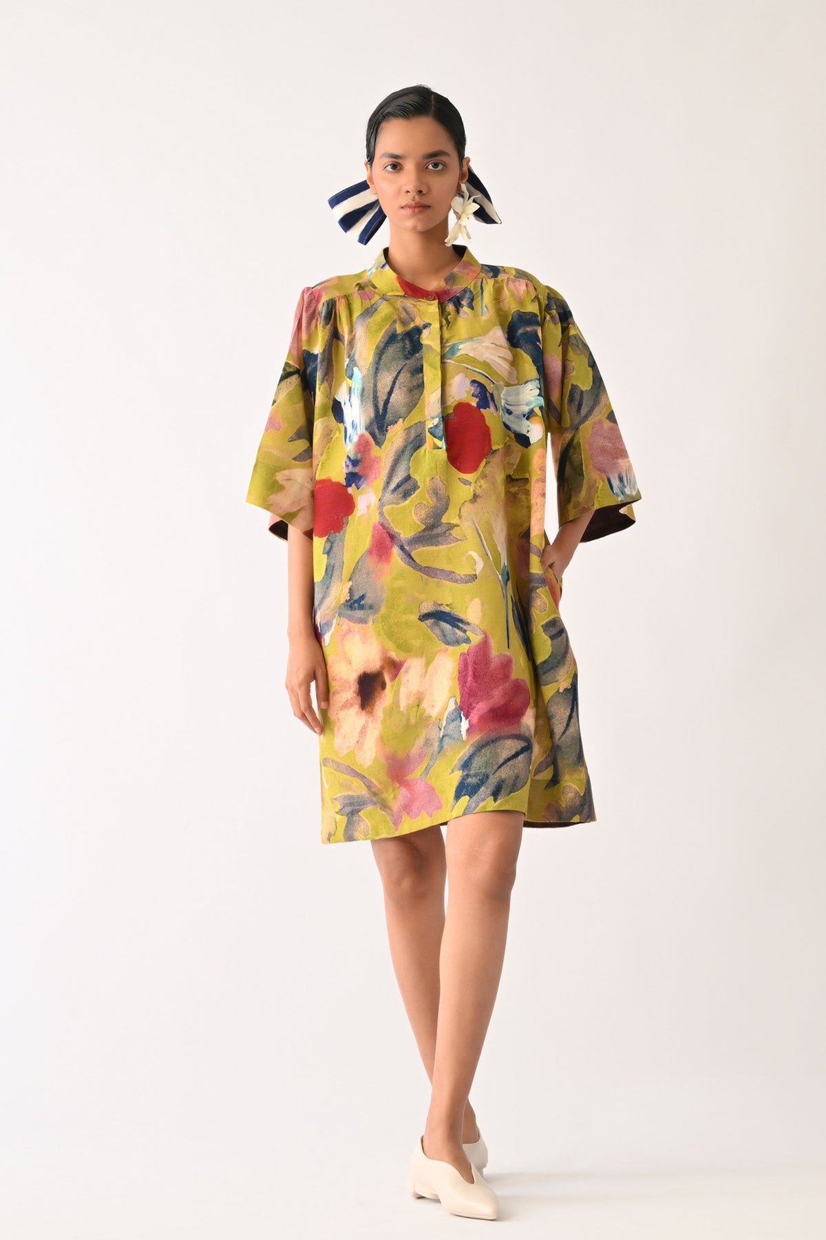 Liberty Olive Beach Dress