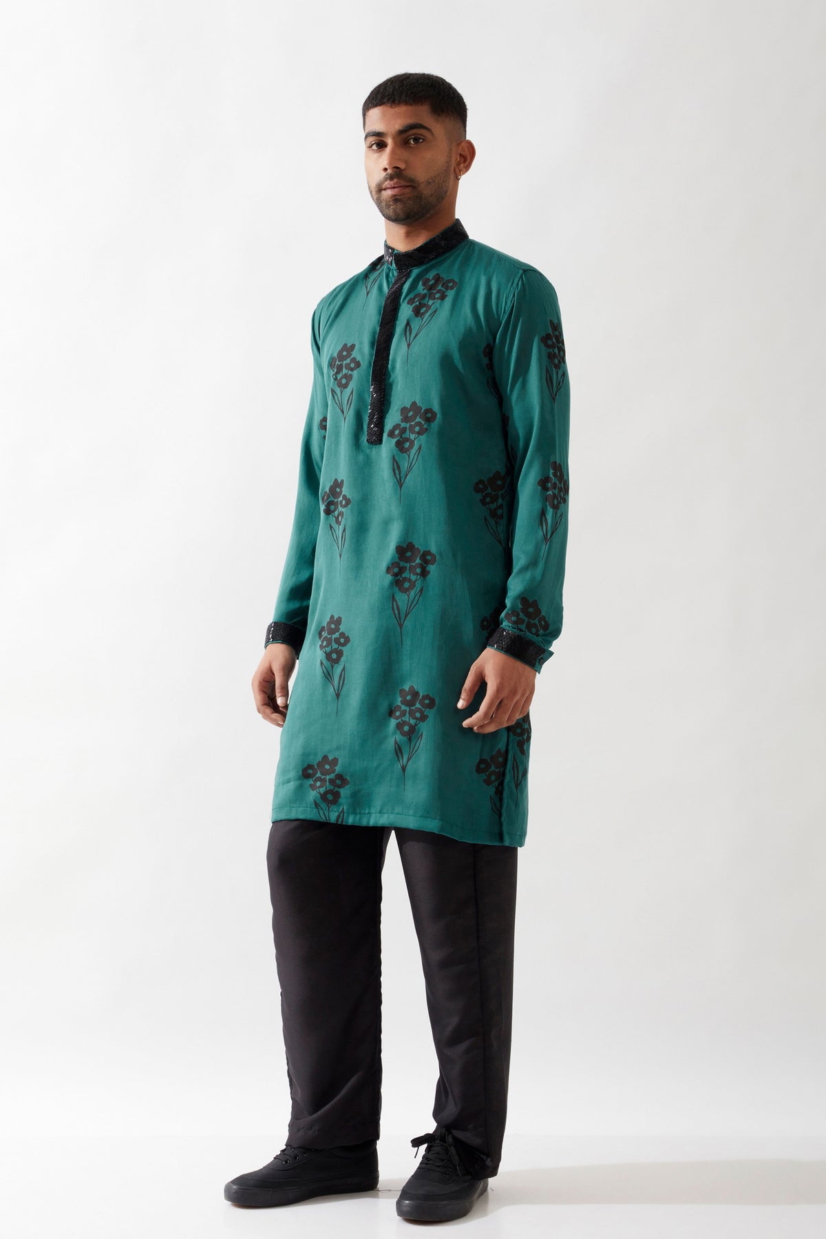 Zane Farm Emerald Kurta Set