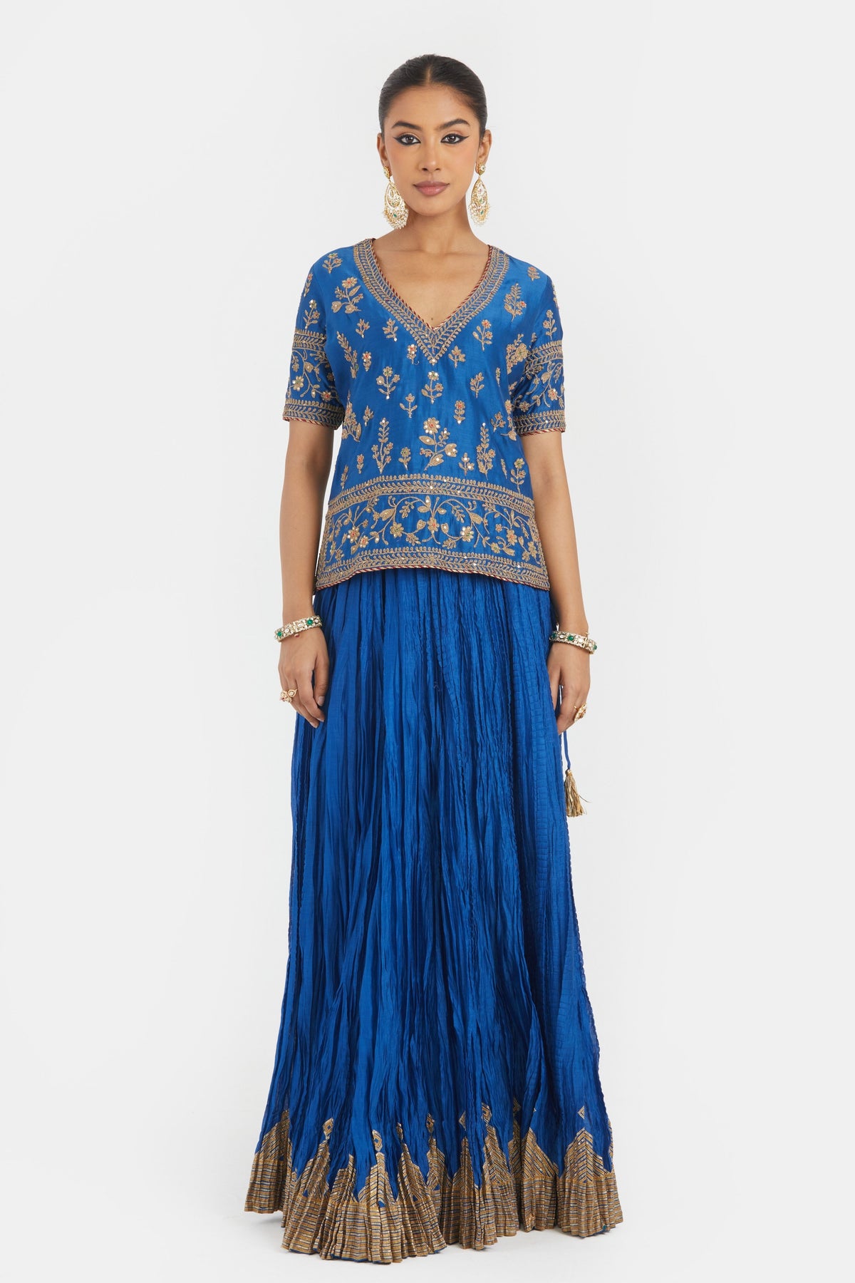 Blue Lehenga Set