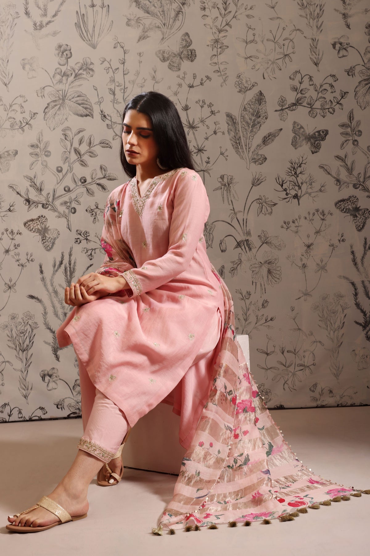 Anaar Pink Kurta Set