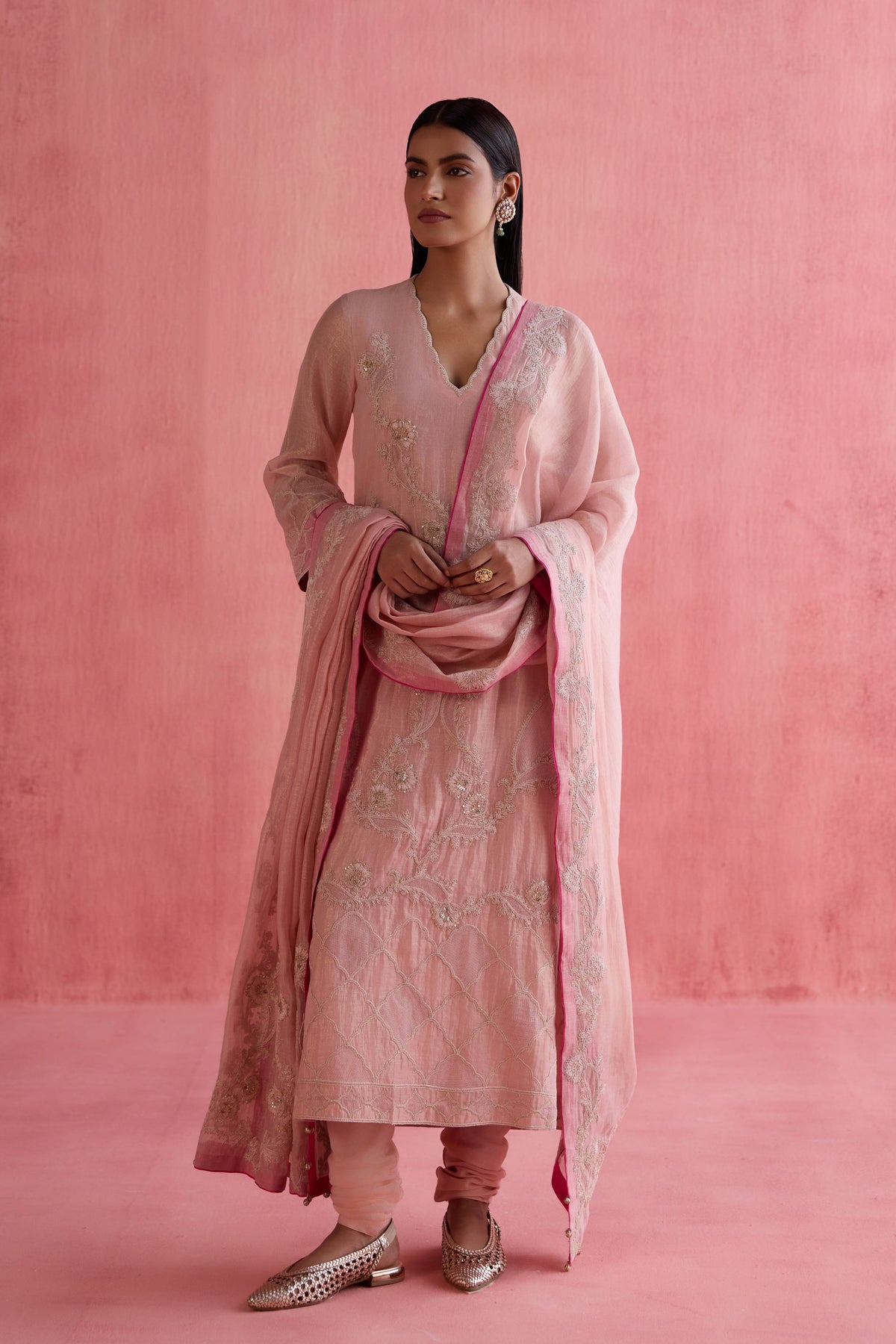 Khwaab Pink Kurta Set