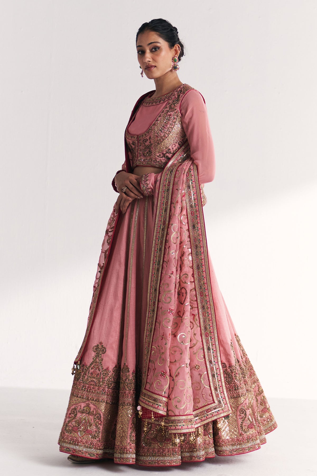 Neelkamal Light Pink Lehenga Set