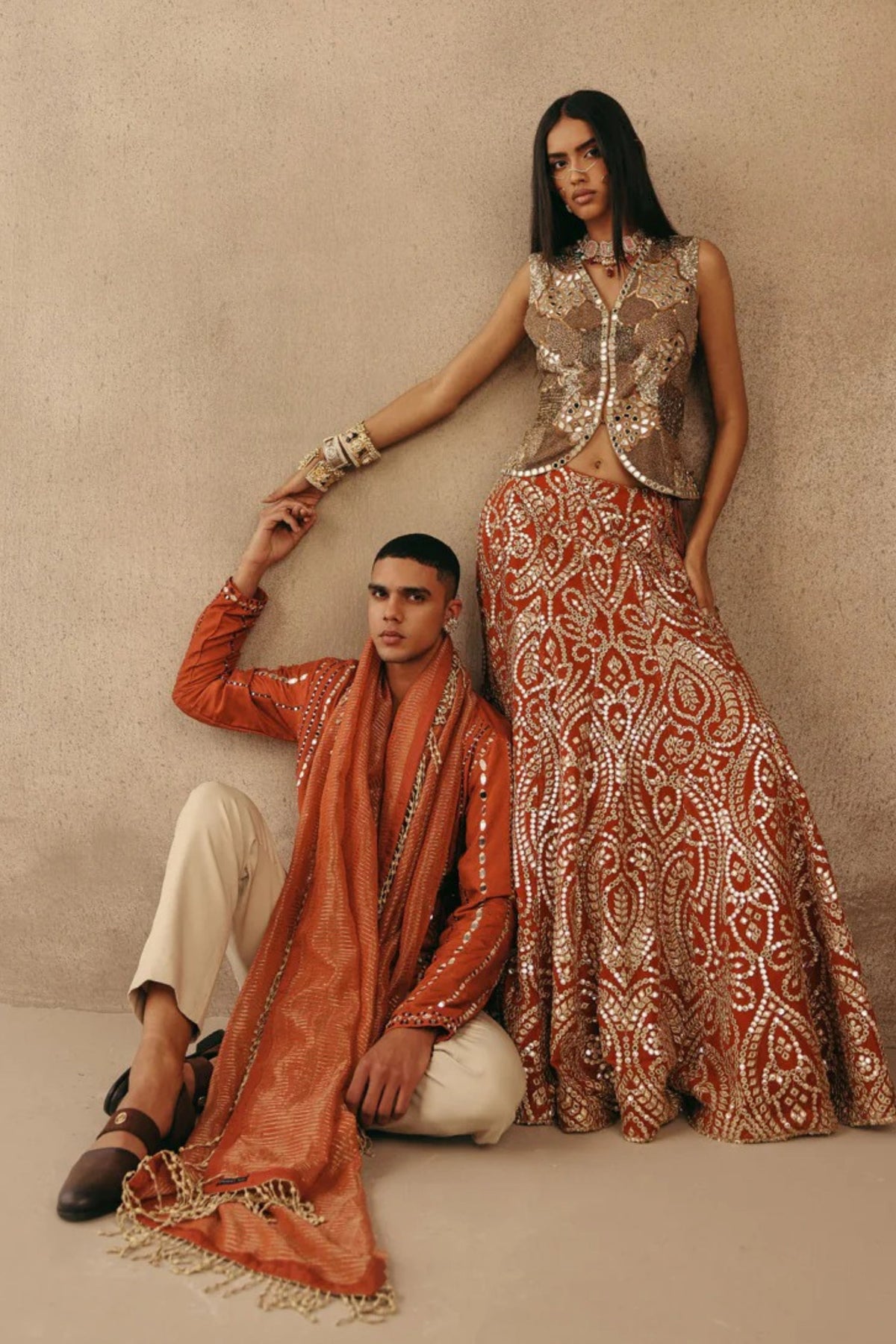 Mirrorwork Kurta Set