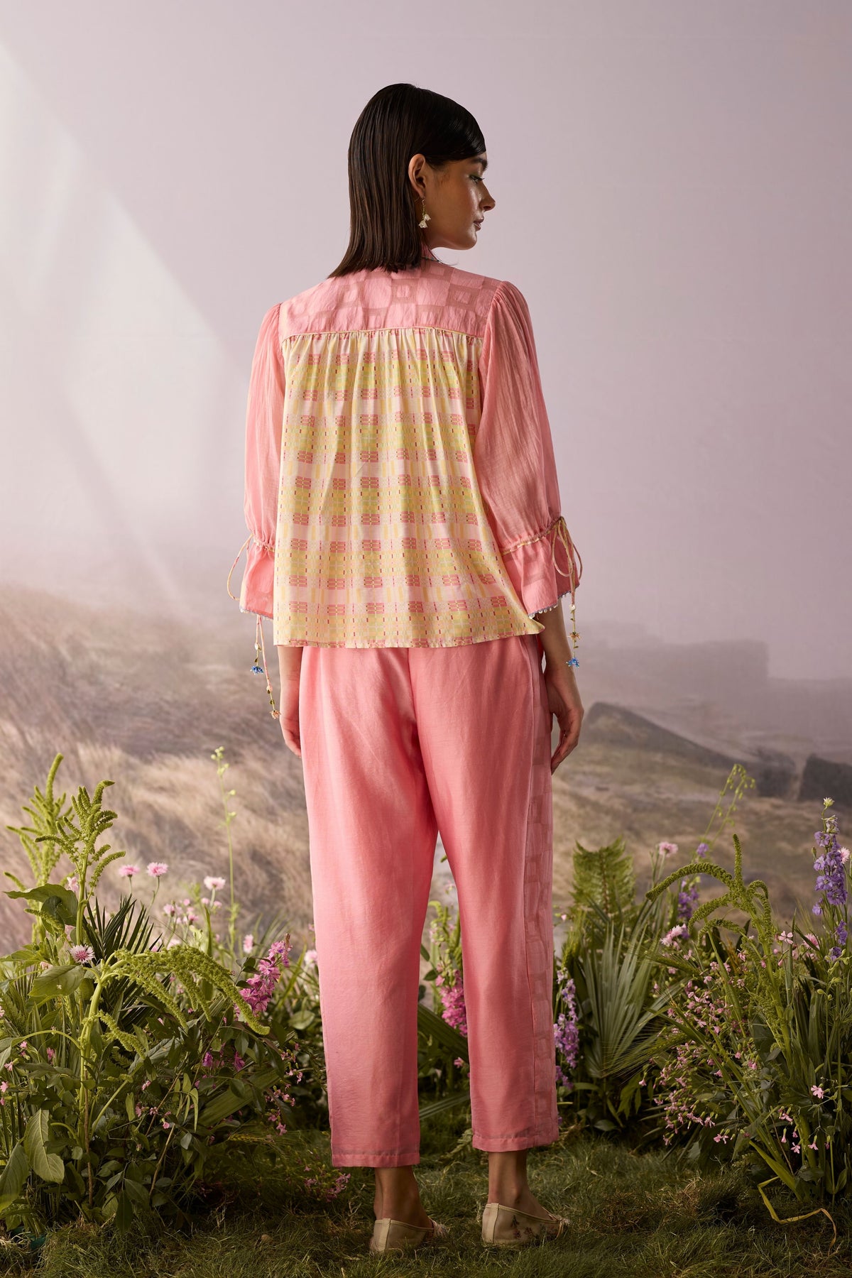 Rose Panelled Pants