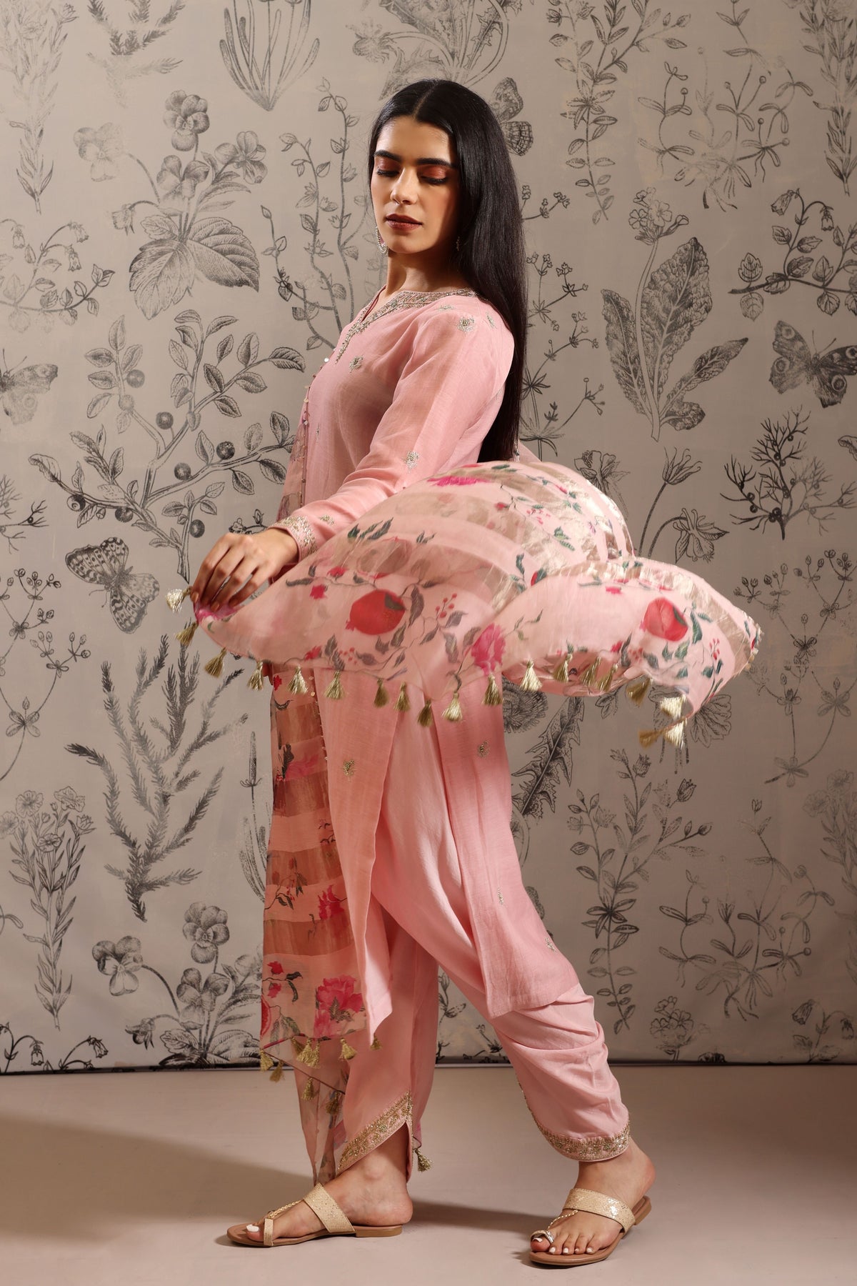 Anaar Pink Kurta Set