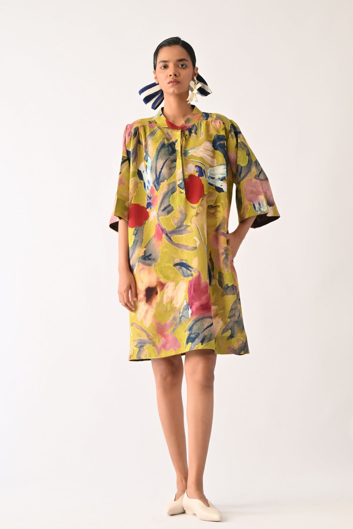 Liberty Olive Beach Dress