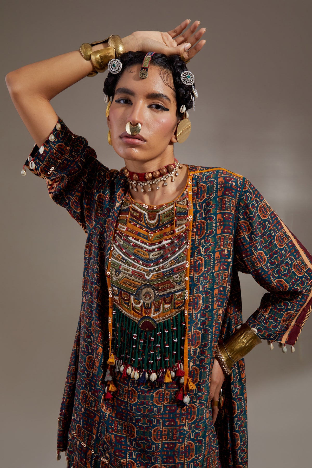 Hara Mitra Short Kurta Set
