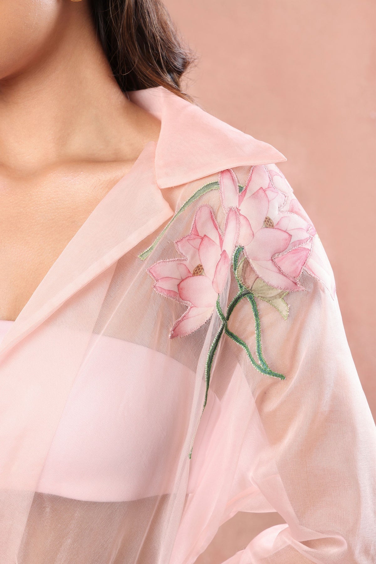 Blush Skirt Top Organza Set