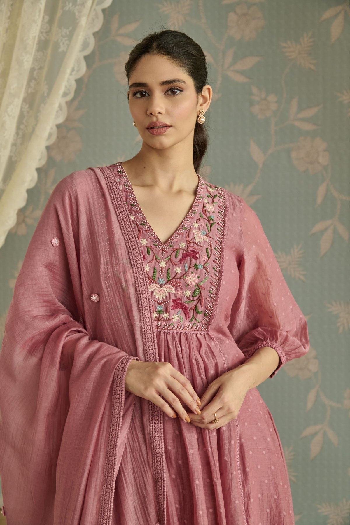 Blush Zella Kurta Set