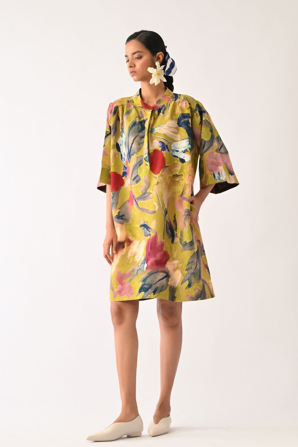 Liberty Olive Beach Dress