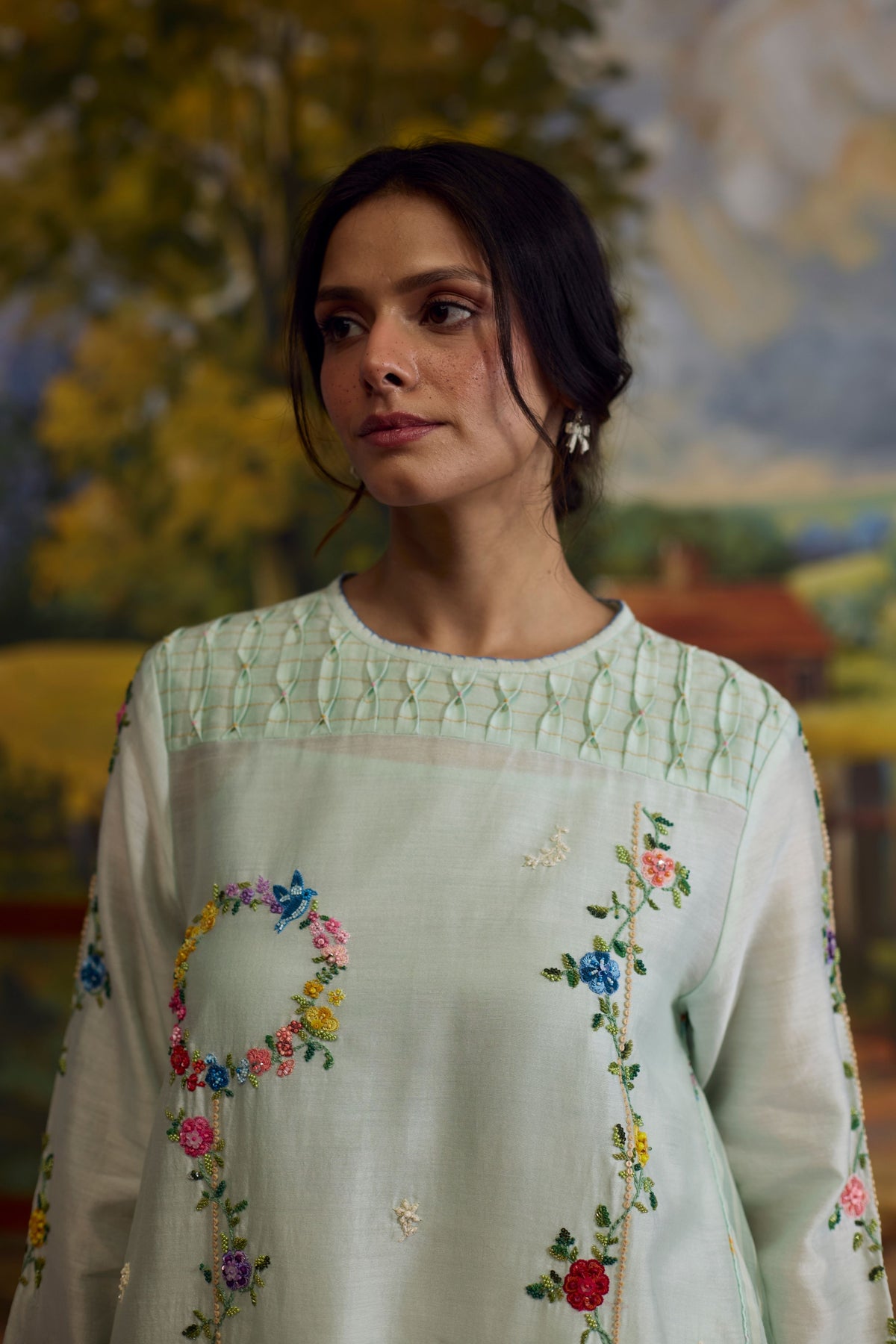 Meadow Smocked Kurta