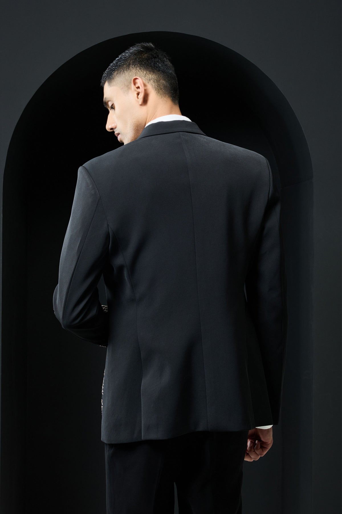 Threadwork Black Blazer Set