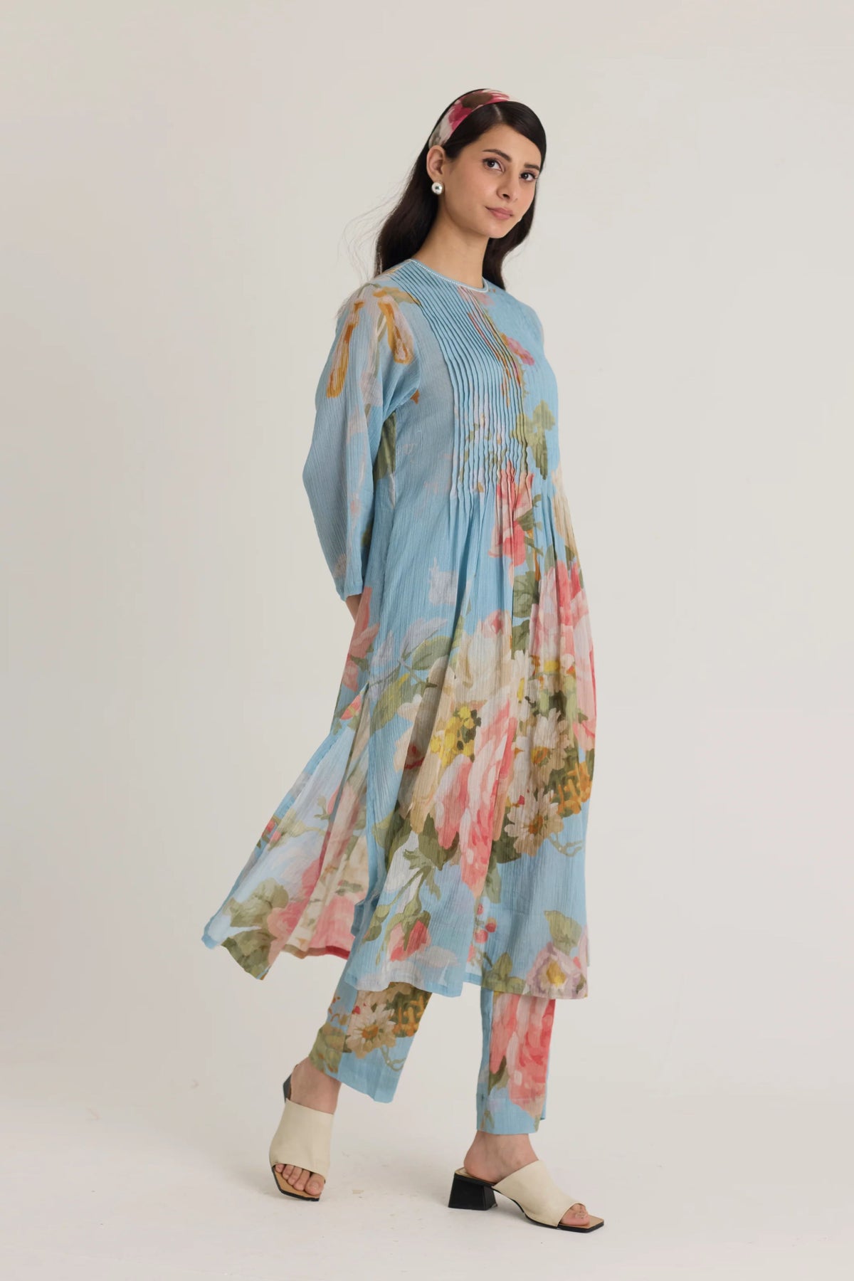 Taffy Pintucks Tunic Set