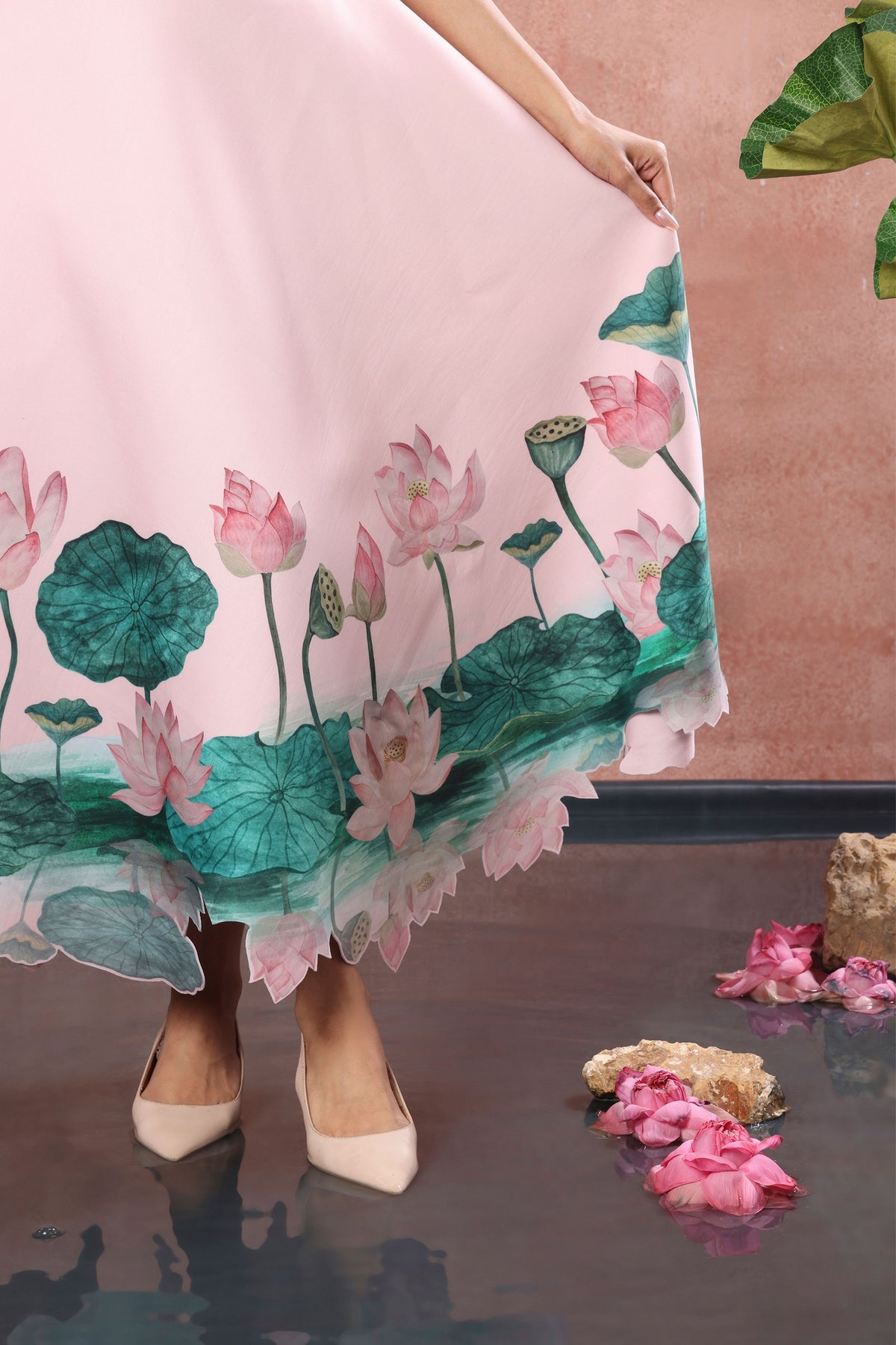 Blush Skirt Top Organza Set