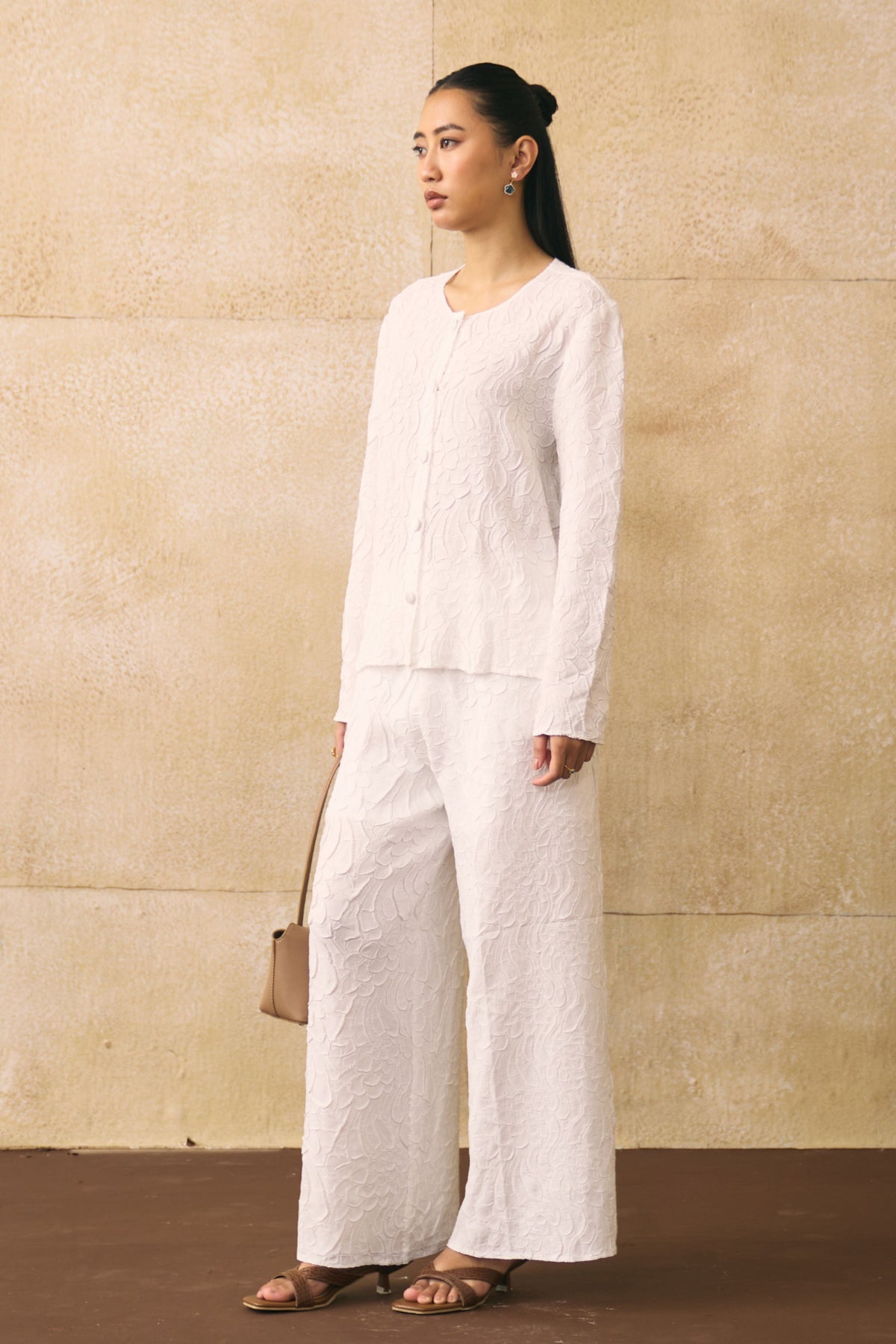 White Elnia Co-ord Set