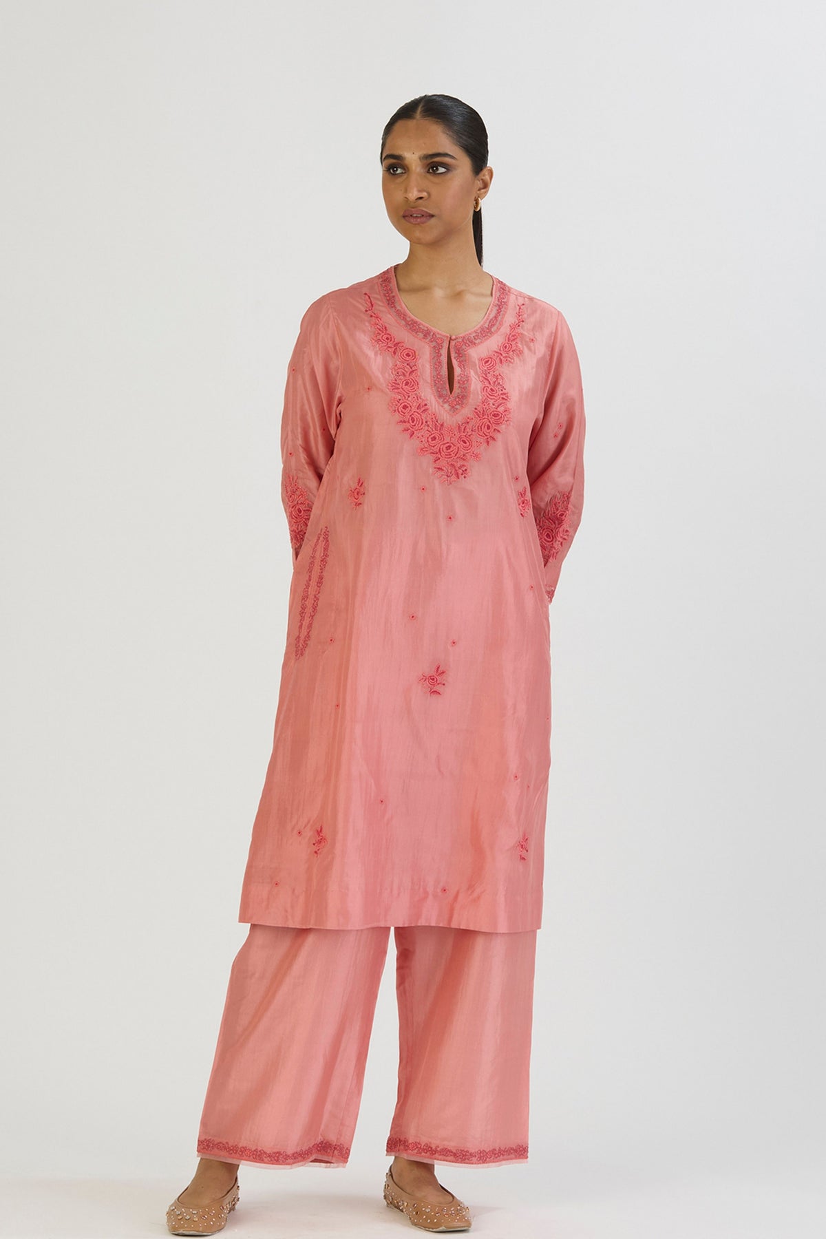 Pink Ojaswi Kurta and Pant