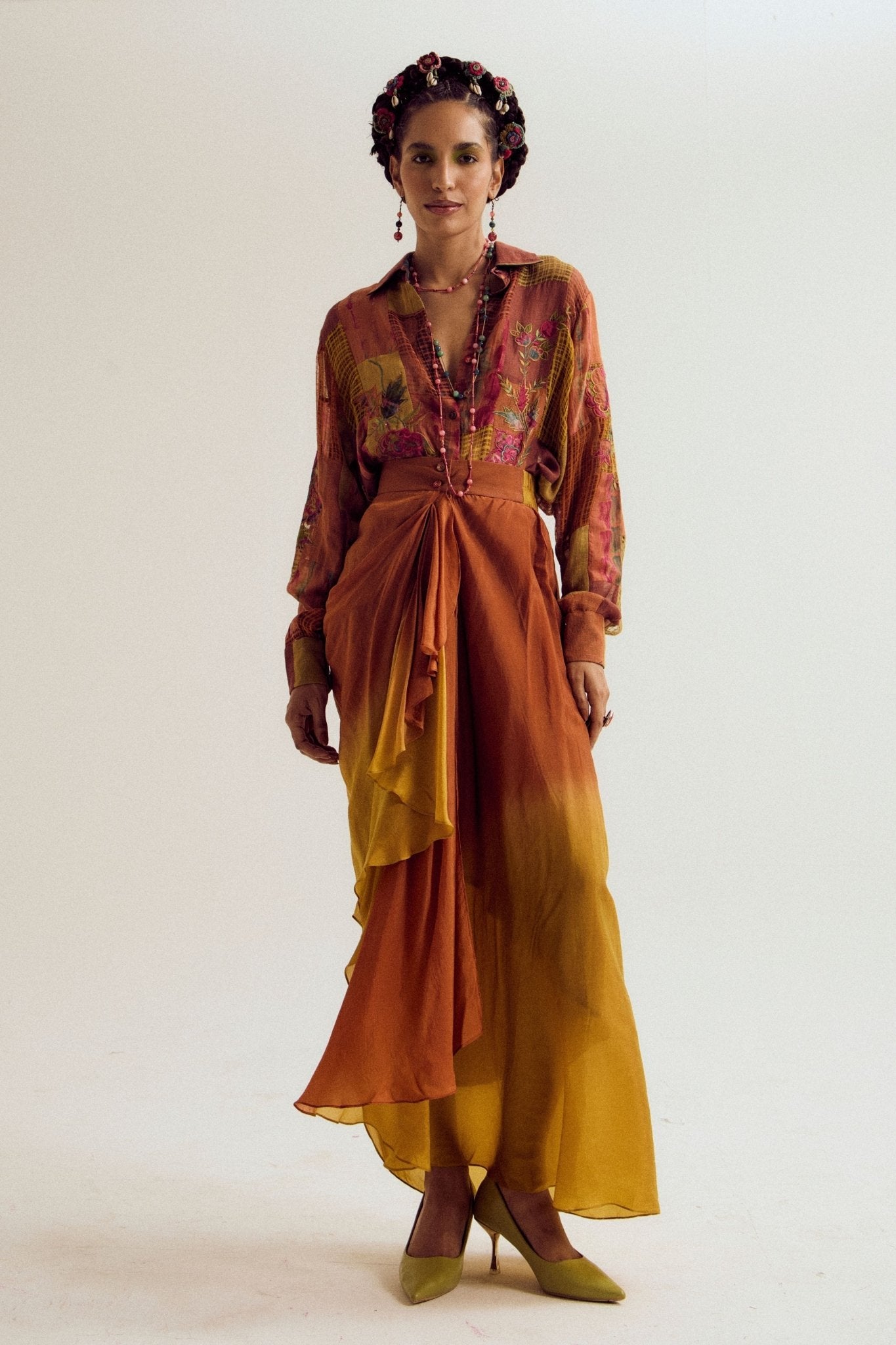 Rust Vinca Skirt - Capisvirleo - Elahe