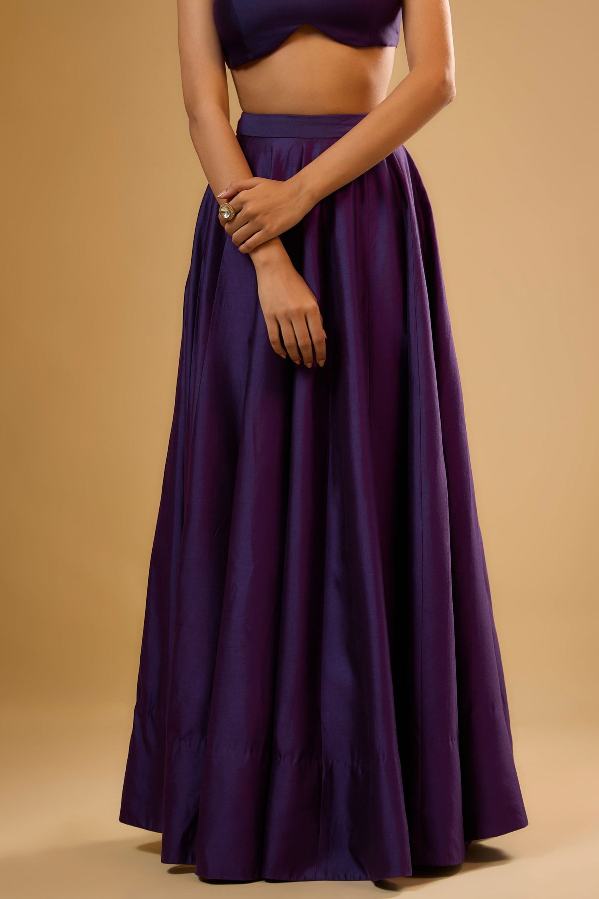 Purple Butti Jacket Set