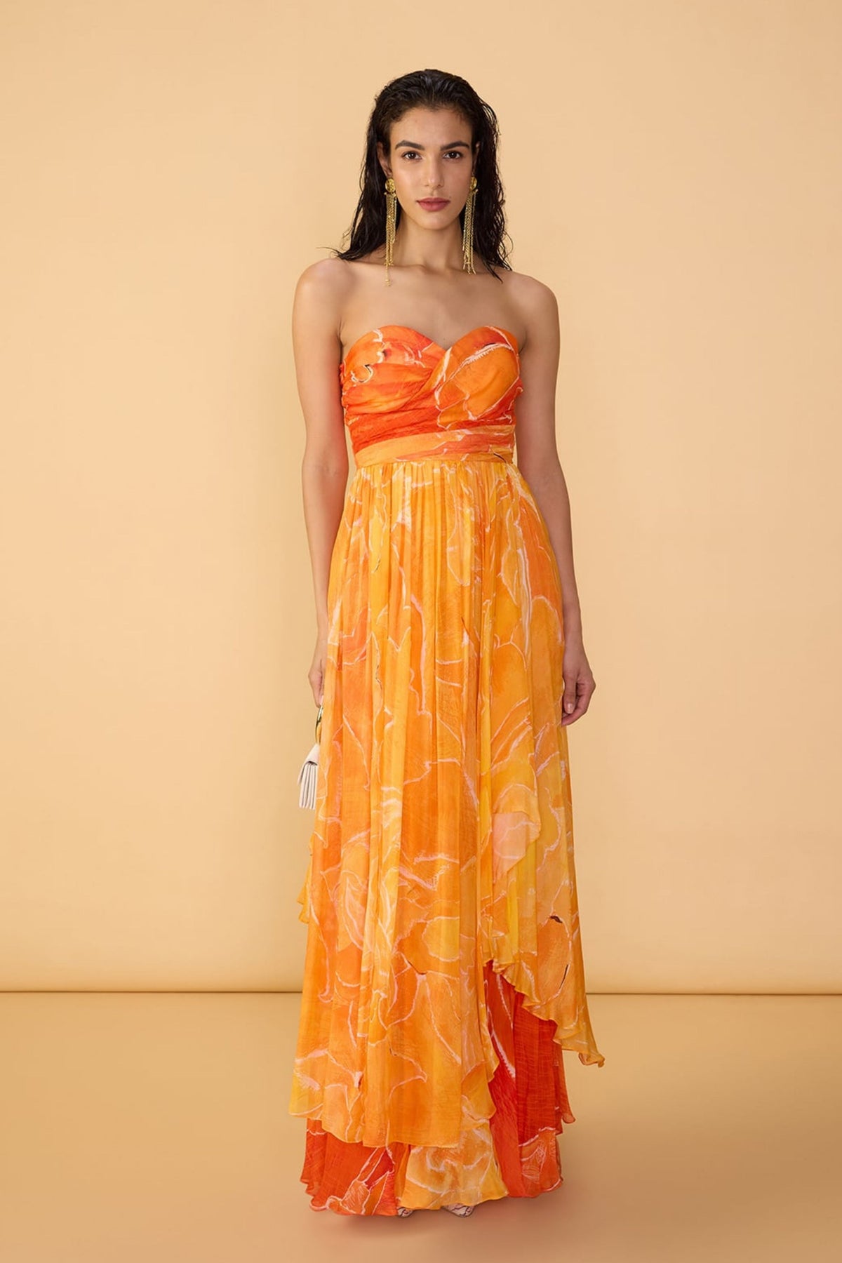 Orange Ombre Amora Dress