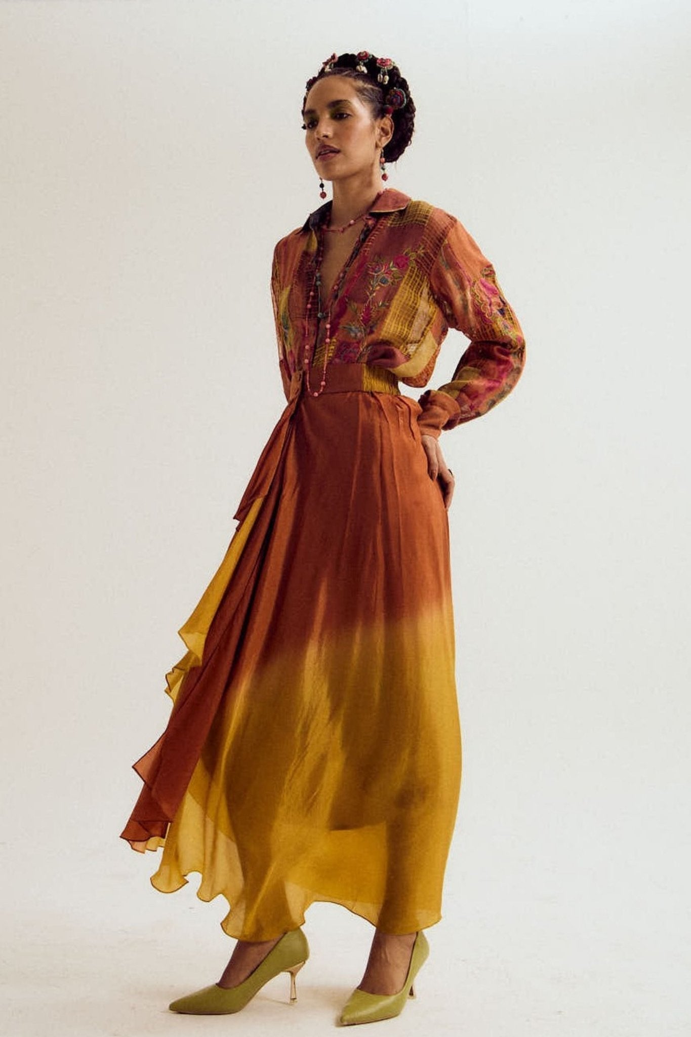 Rust Vinca Skirt - Capisvirleo - Elahe