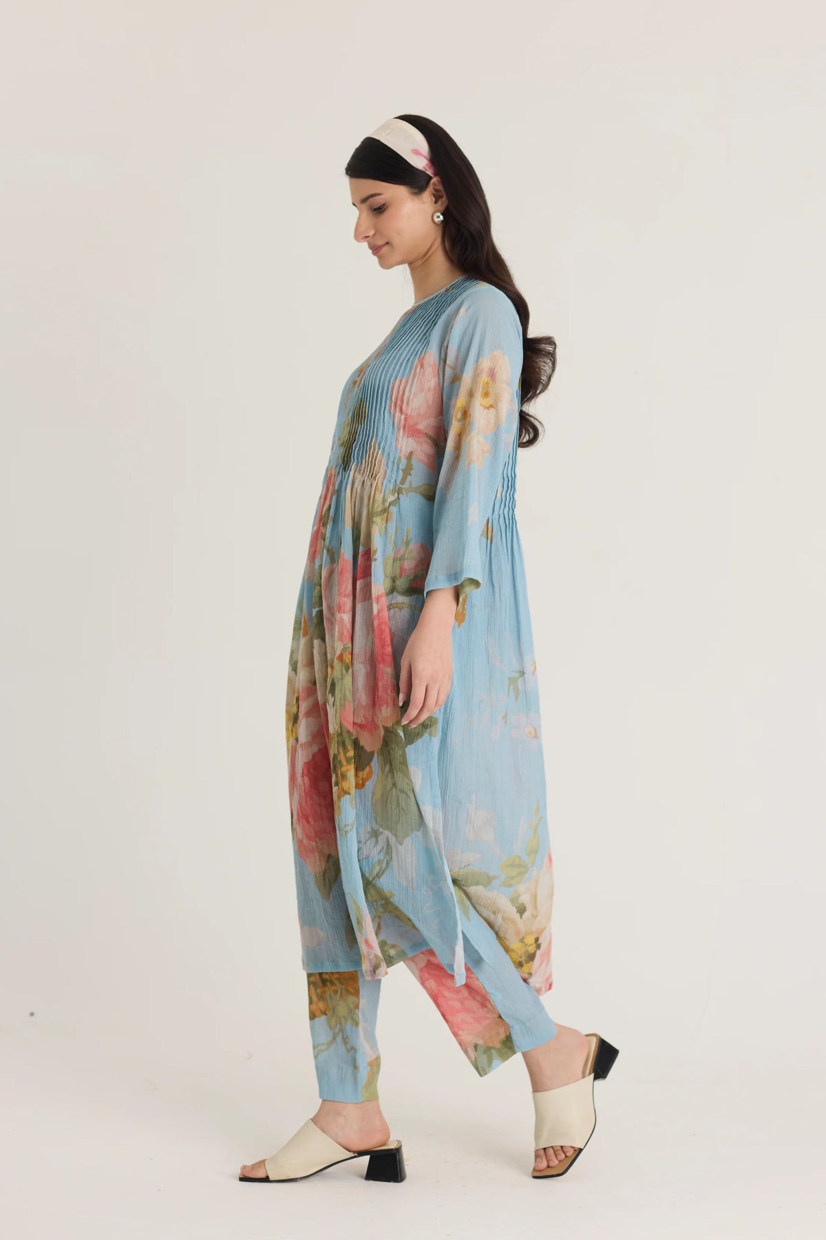 Taffy Pintucks Tunic Set