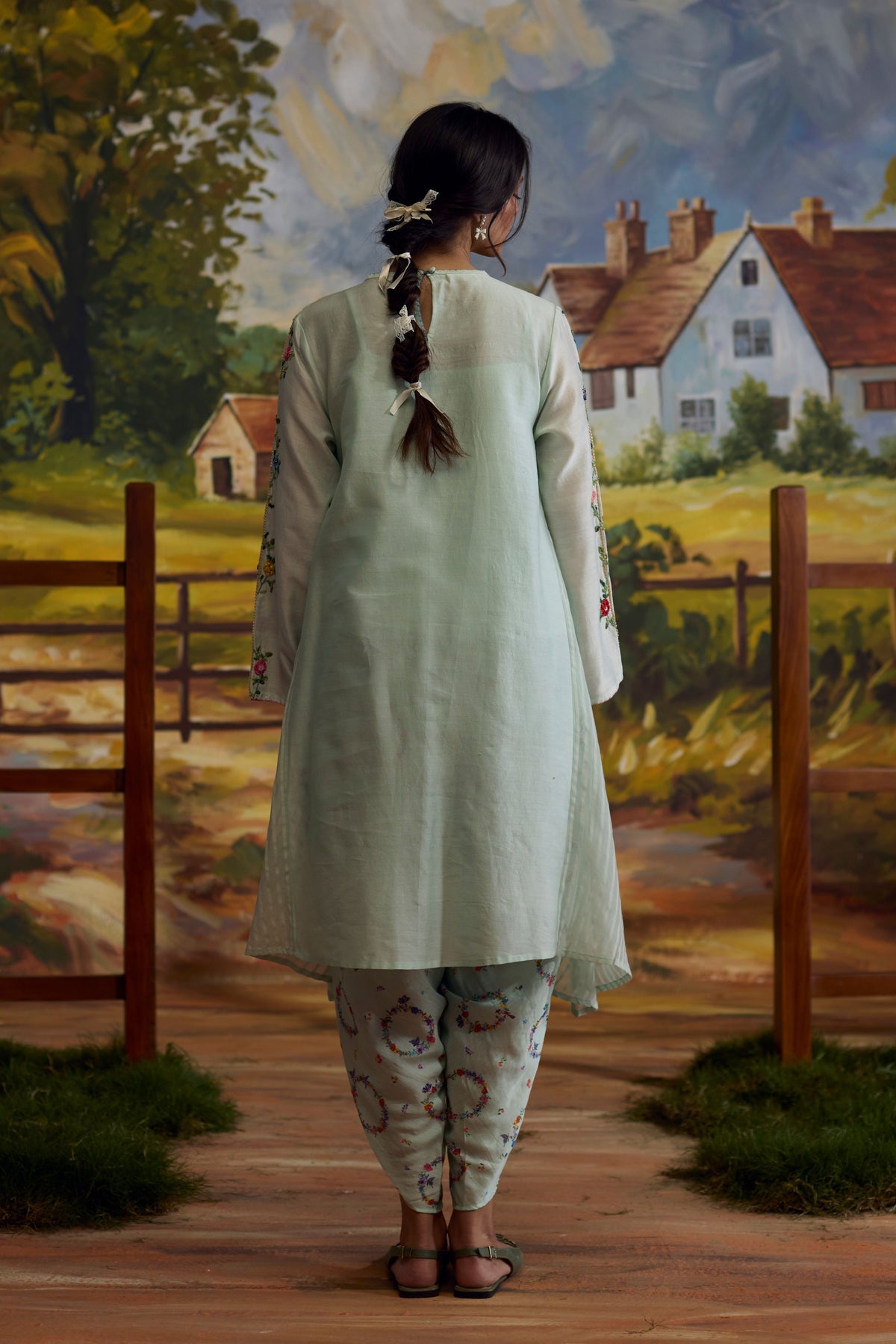 Meadow Smocked Kurta