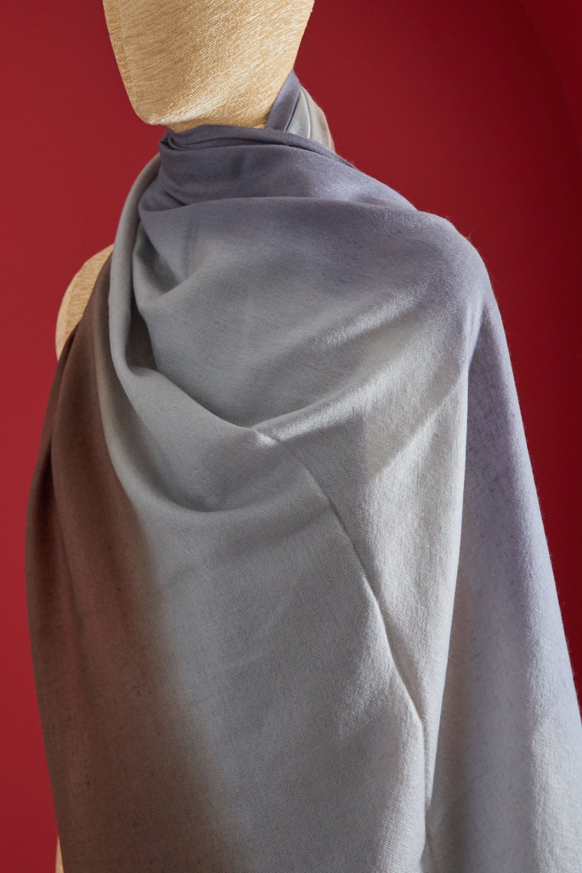 Fine Cashmere Grey Stole