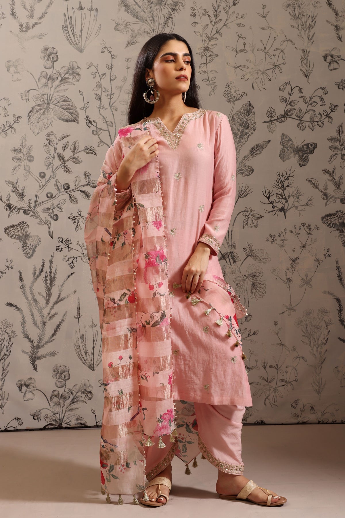 Anaar Pink Kurta Set