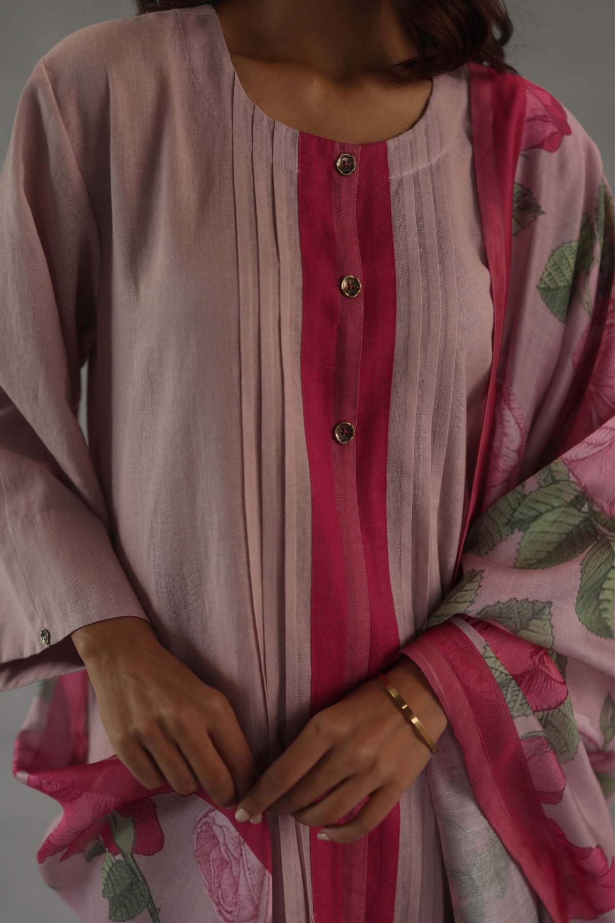 Pink Tuberose Kurta Set